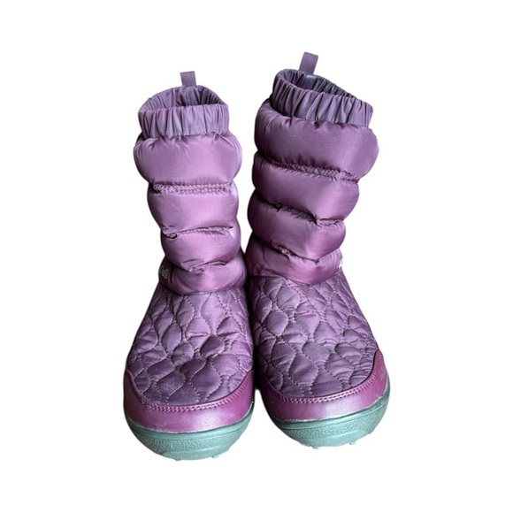 Columbia Minx Slip IV Quilted Burgundy Purple Waterproof Omni Winter Boots W9 - Picture 2 of 7